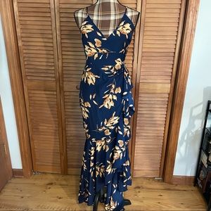 Luxxel Wrap Maxi Dress